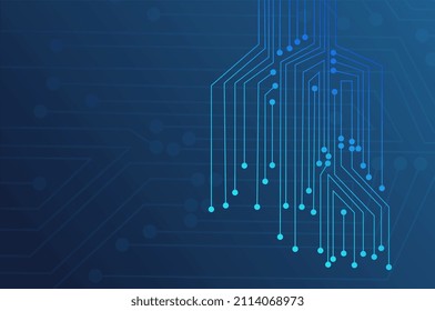 Vector illustration, Hi-tech digital technology	