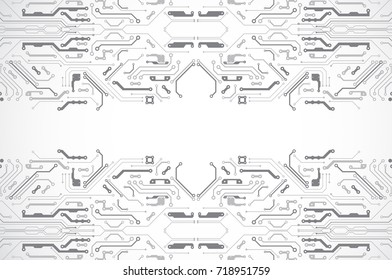 Vector illustration, Hi-tech digital technology and engineering theme