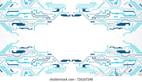 Vector illustration, Hi-tech digital technology and engineering theme