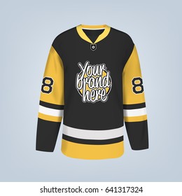 Hockey jersey template Royalty Free Stock SVG Vector