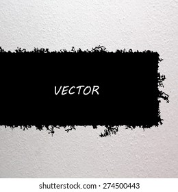 Vector illustration of a hole in the wall