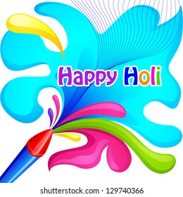 vector illustration of Holi celebration background