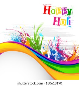 vector illustration of Holi festival background design