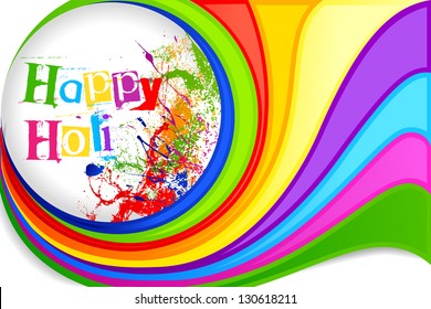 vector illustration of Holi festival background design