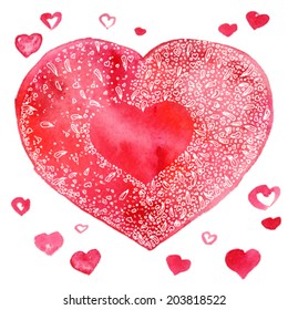 vector illustration holiday happy valentines day heart