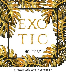Vector Illustration of Holiday Party Beach Resort for Design, Website, Background, Banner. Party in Palm and tropical Plants Element Template. Aloha party Sketch and Hand Drawn Style