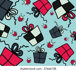 Vector illustration of holiday pattern