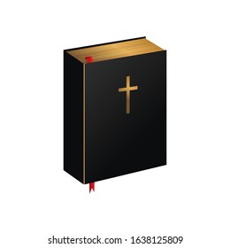 Vector Illustration of Holy Bible. 