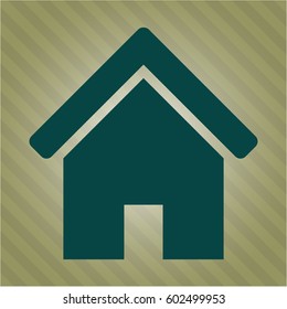 Vector Illustration of Home high quality icon
