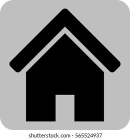 Ilustración de vectores con el icono del hogar

