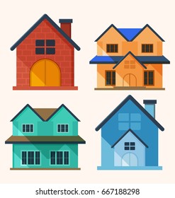 Vector Illustration of home  icon design.
