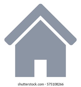 Vektorgrafik des Home-Symbols auf Grau