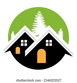 vector illustration home icon logo images design typography