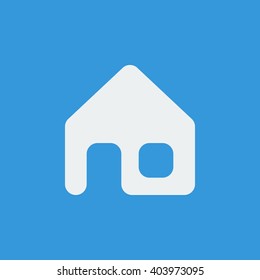 Vector illustration of home icon. Premium quality web icon
