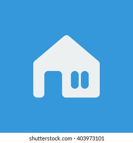 Vector illustration of home icon. Premium quality web icon