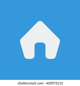 Vector illustration of home icon. Premium quality web icon