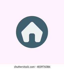 Vector illustration of home icon. Premium quality web icon