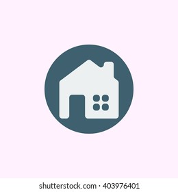 Vector illustration of home icon. Premium quality web icon