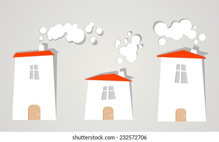 Vector illustration home logo