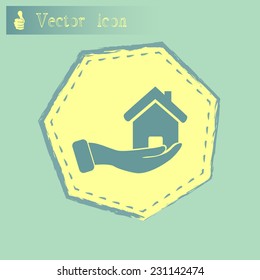 Vector illustration of home sales 