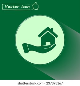Vector illustration of home sales 