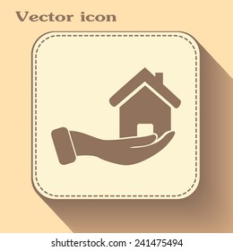Vector illustration of home sales 