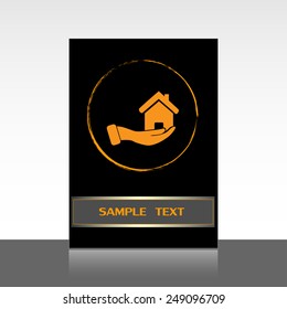 Vector illustration of home sales 