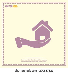 Vector illustration of home sales 