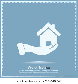 Vector illustration of home sales 