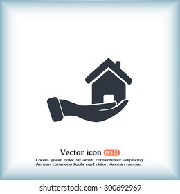Vector illustration of home sales 