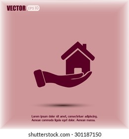 Vector illustration of home sales 