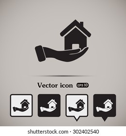 Vector illustration of home sales 