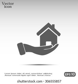 Vector illustration of home sales 
