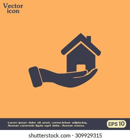 Vector illustration of home sales 