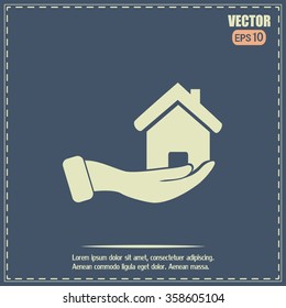 Vector illustration of home sales 