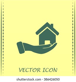 Vector illustration of home sales 