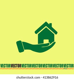 Vector illustration of home sales 