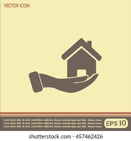 Vector illustration of home sales 