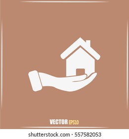 Vector illustration of home sales 