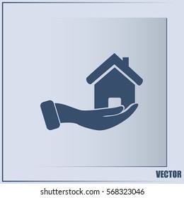 Vector illustration of home sales 