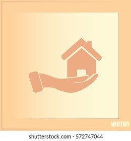Vector illustration of home sales 