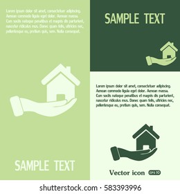 Vector illustration of home sales 