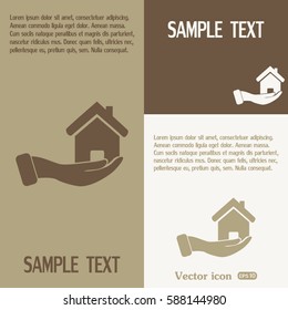 Vector illustration of home sales 