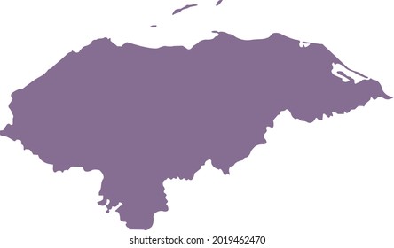 ilustración vectorial del mapa de Honduras