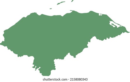Vector Illustration of Honduras map