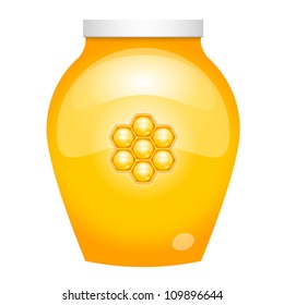Vector illustration of honey