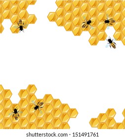 Vector  Illustration of Honey viscous liquid vector