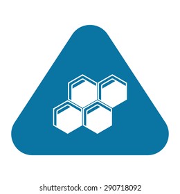 vector illustration of honeycomb