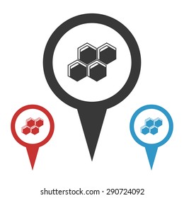 vector illustration of honeycomb