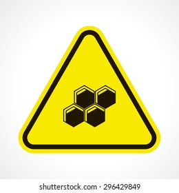 vector illustration of honeycomb